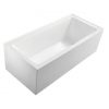 square corner freestanding bath