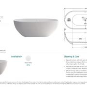 Tivoli Stone Bath | BDW | Bathrooms Kitchens Tiles