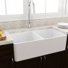 novi double bowl butler sink