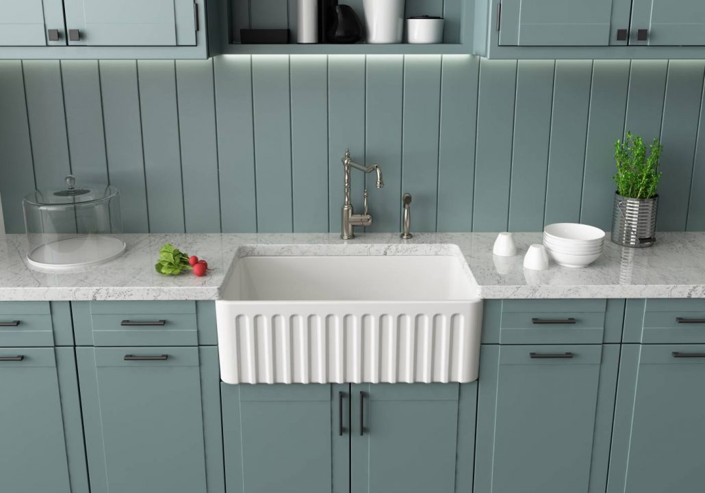 novi single bowl butler sink