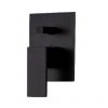 prato black wall diverter mixer