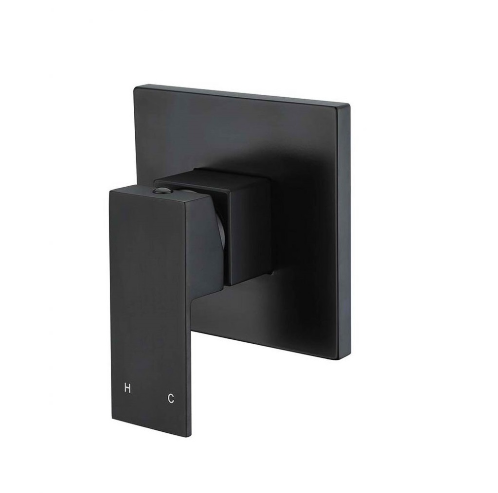 prato black wall mixer