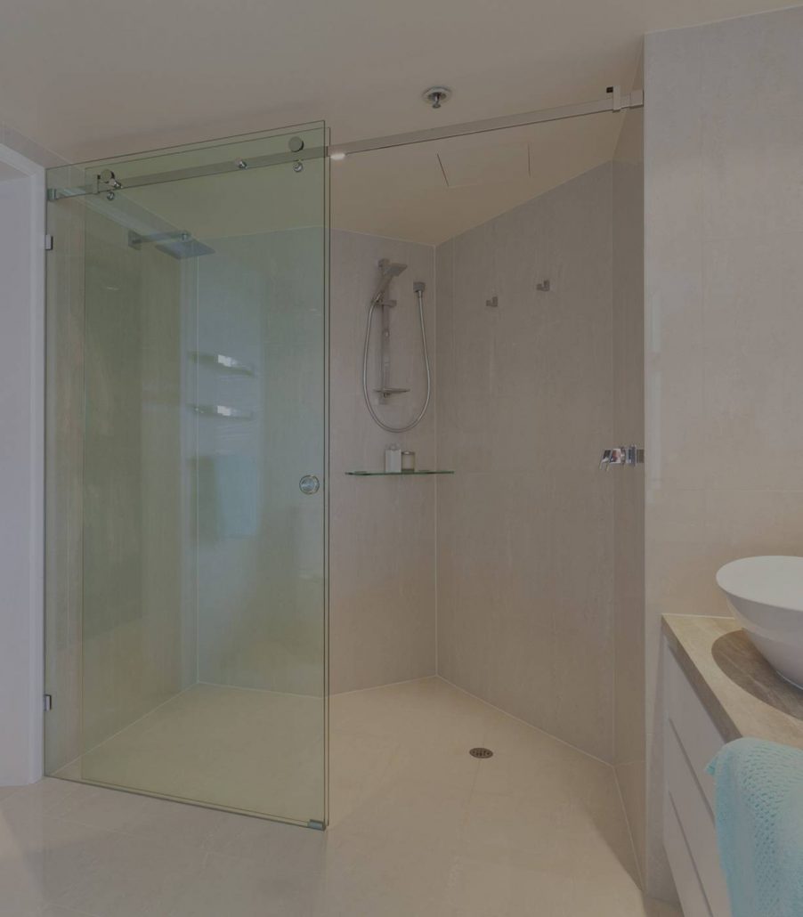 frameless sliding shower fronts