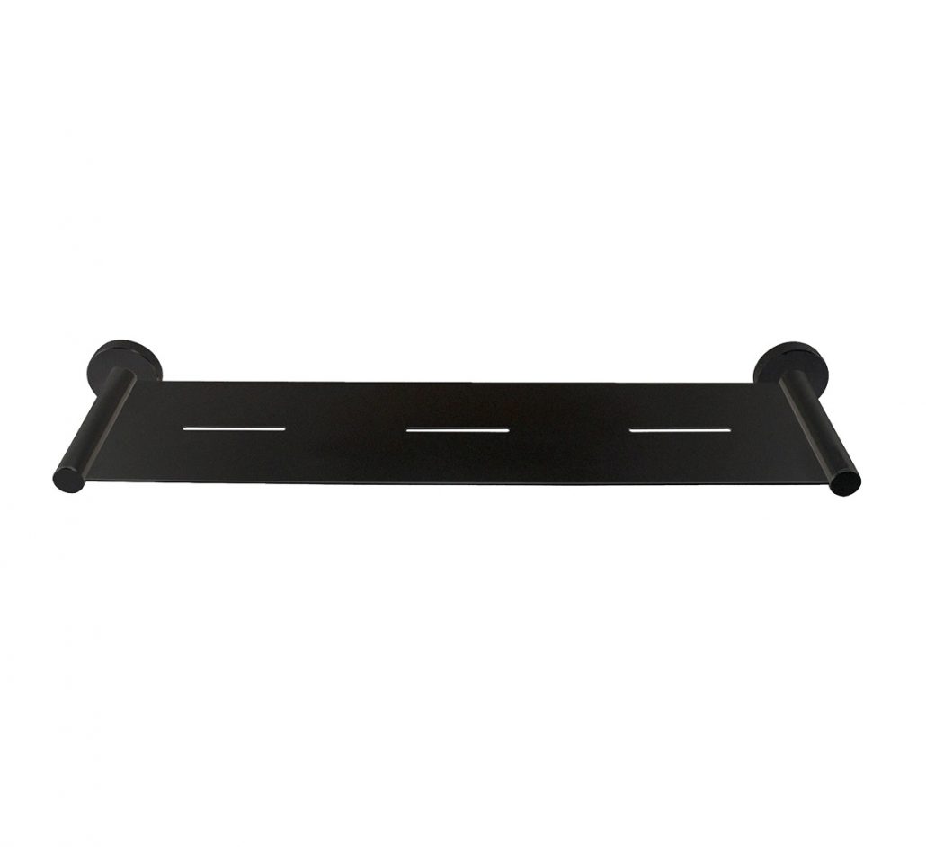 emma black shower shelf