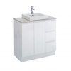 finger pull stone vanities