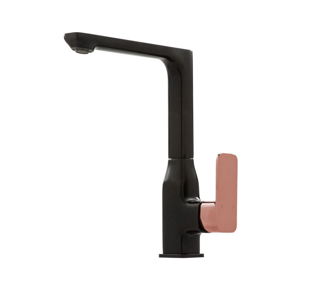 oliver black rose sink mixer