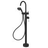 eleanor black bath mixer & shower head