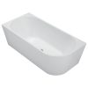 michelle corner freestanding bath