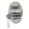 Eleanor Brushed Nickel Wall diverter Mixer