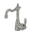 Eleanor Brushed Nickel Shepherds Crook Basin Mixer