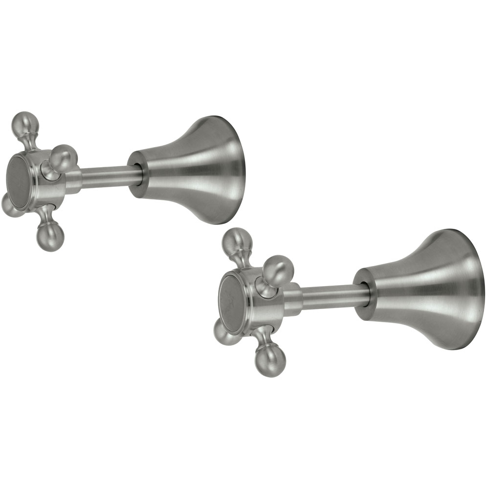 Lillian Brushed Nickel Wall Top Assemblies