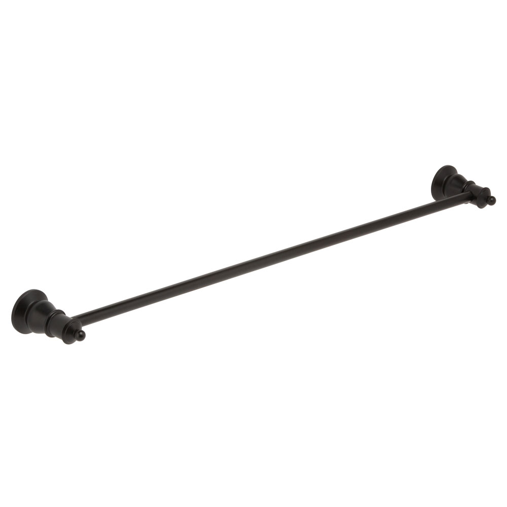 lillian black single towel rail