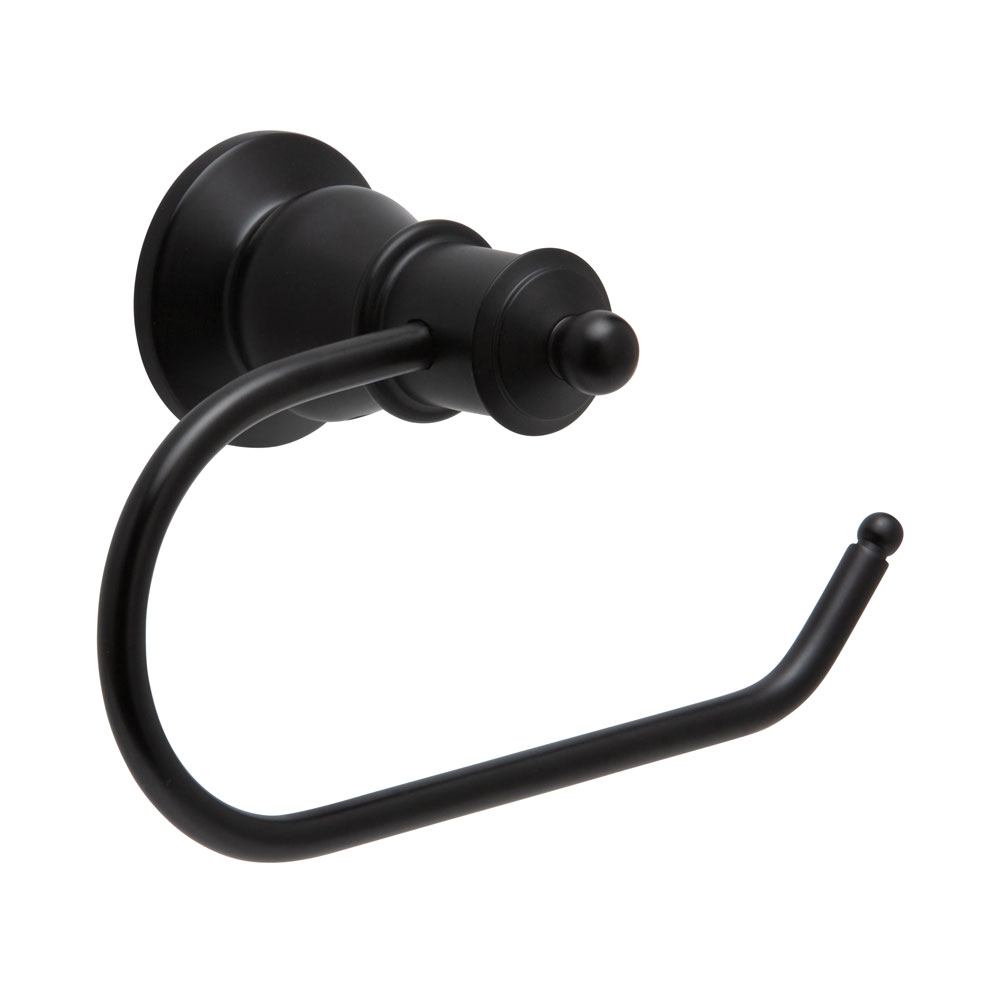 lillian black toilet roll holder