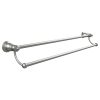 lillian brushed nickel double towel rail