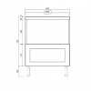 Shaker Microwave Base Cabinet