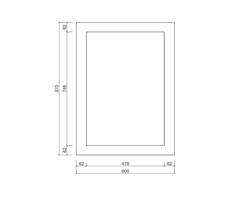 Shaker Base End Panel