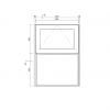 Shaker Microwave Large Wall Cabinet