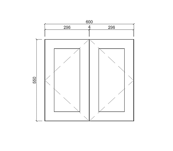 Shaker Fixed Range Hood Wall Cabinets