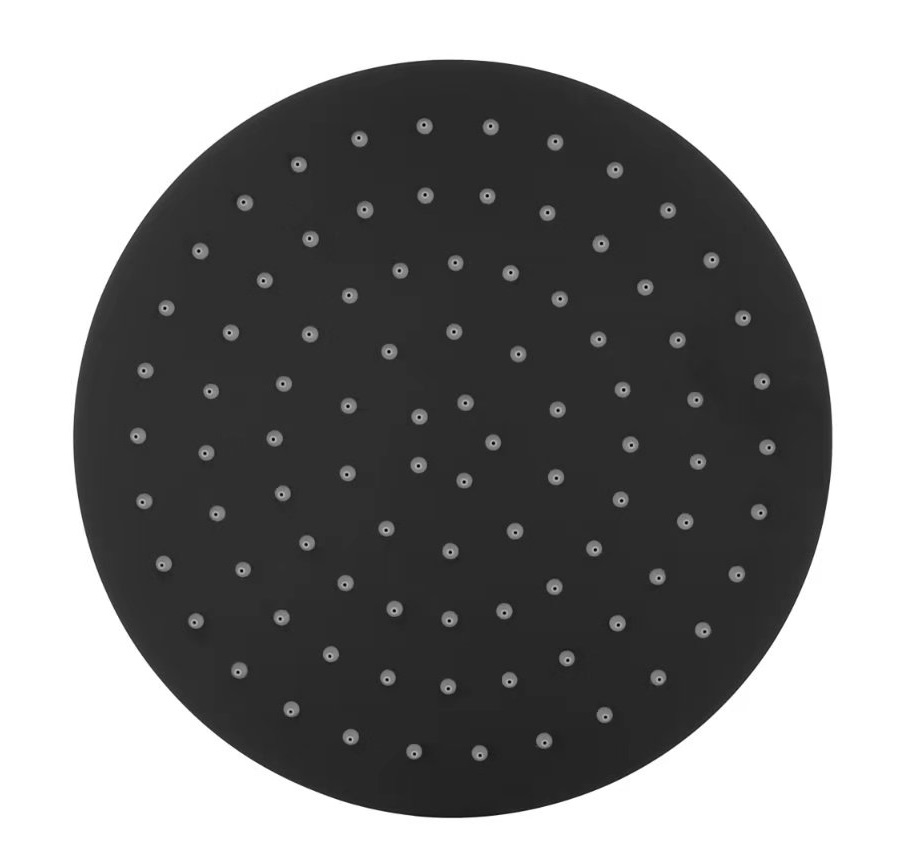 Black Round Shower Head 300mm