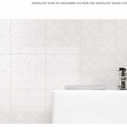 Anthology Bone Tile | 6 Designs | Builders Discount Warehouse