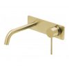 Phoenix Vivid Slimline Wall Basin Bath Plate Mixer