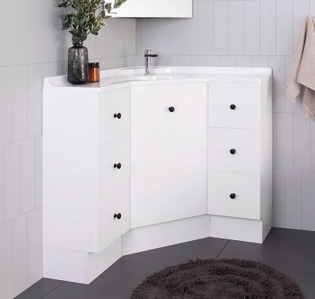 Glacier Lite Corner Vanities