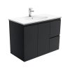 Matte Black Vanity 900