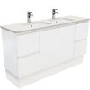 Matte White Vanity 1500