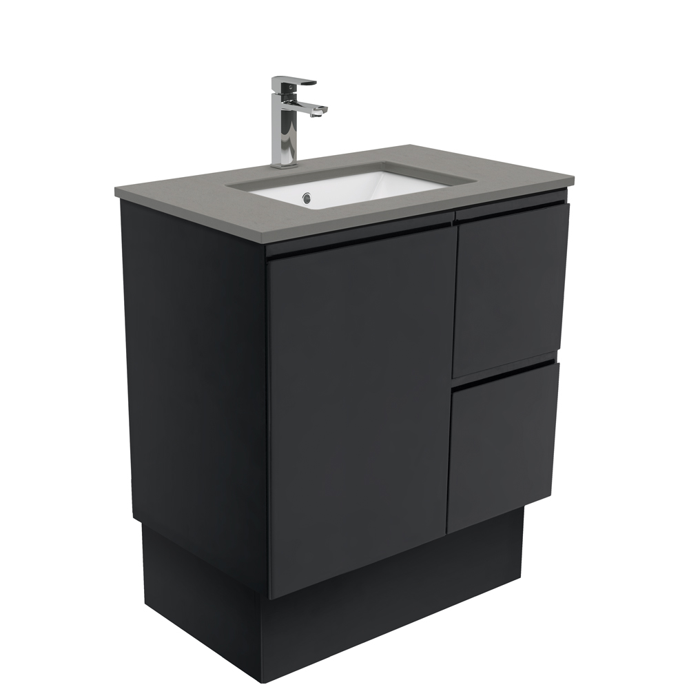 Matte Black Vanity 750