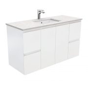 Matte White Vanity 1200 | BDW | Bathrooms Kitchens Tiles