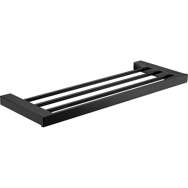 Komo Black Towel Rack