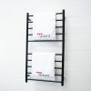 BRTR02 Black Heated Towel Ladder