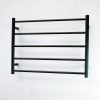 BRTR03 Black Heated Towel Ladder