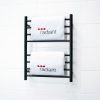 BRTR430 Black Heated Towel Ladder