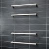 Single Round Towel Bars | Brushed Satin