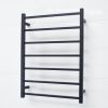 BSTR01 Black Heated Towel Ladder