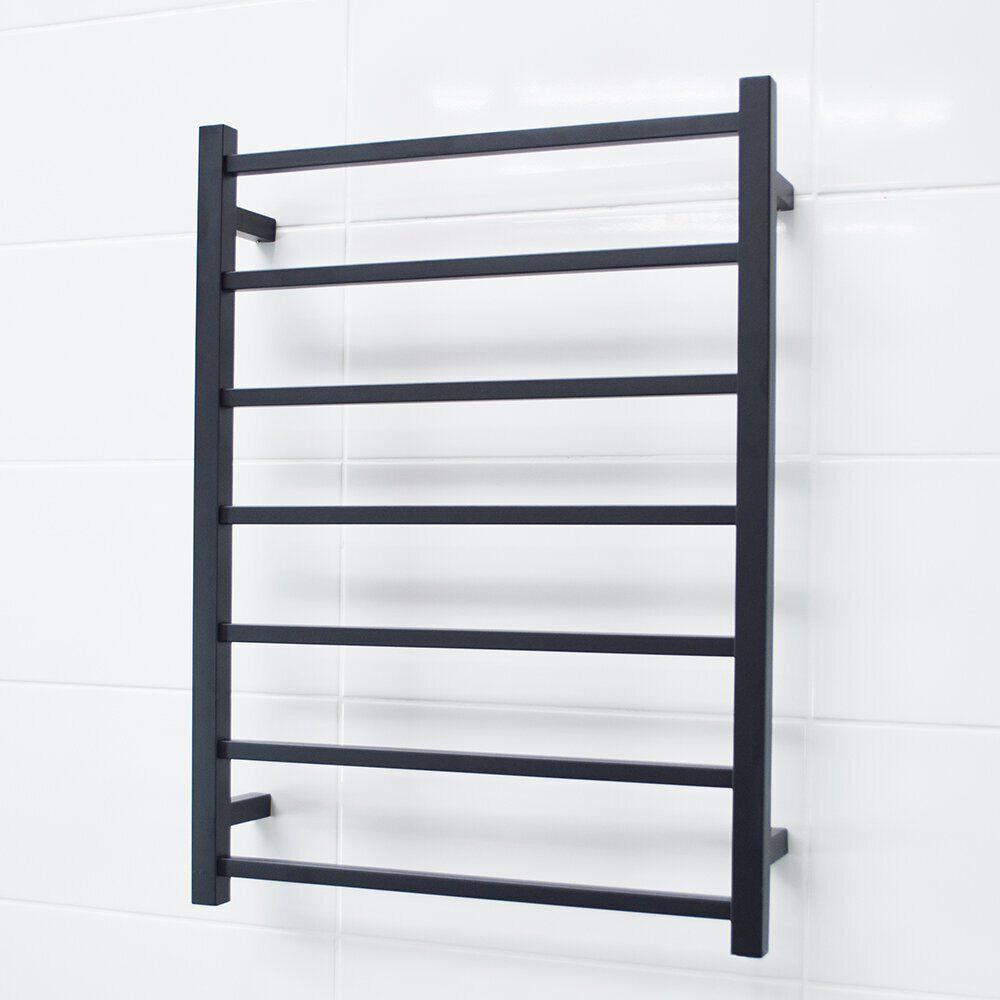 BSTR01 Black Heated Towel Ladder