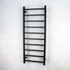 BSTR430 Black Heated Towel Ladder