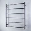 Gun Metal Grey Non-Heated Towel Ladder Round