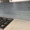 Pasha Steel Blue Subway Tile