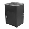 Black 45 Litre Laundry Cabinet