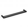 Shelly Black Double Towel Rail