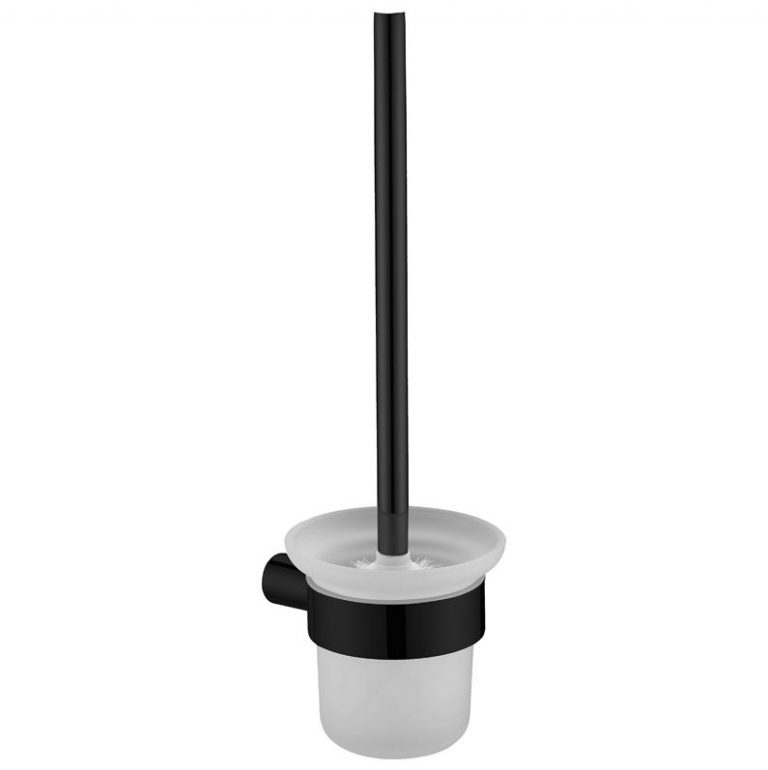 Shelly Black Toilet Brush Holder Builders Discount Warehouse