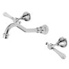 Lillian Lever Chrome Bath Set