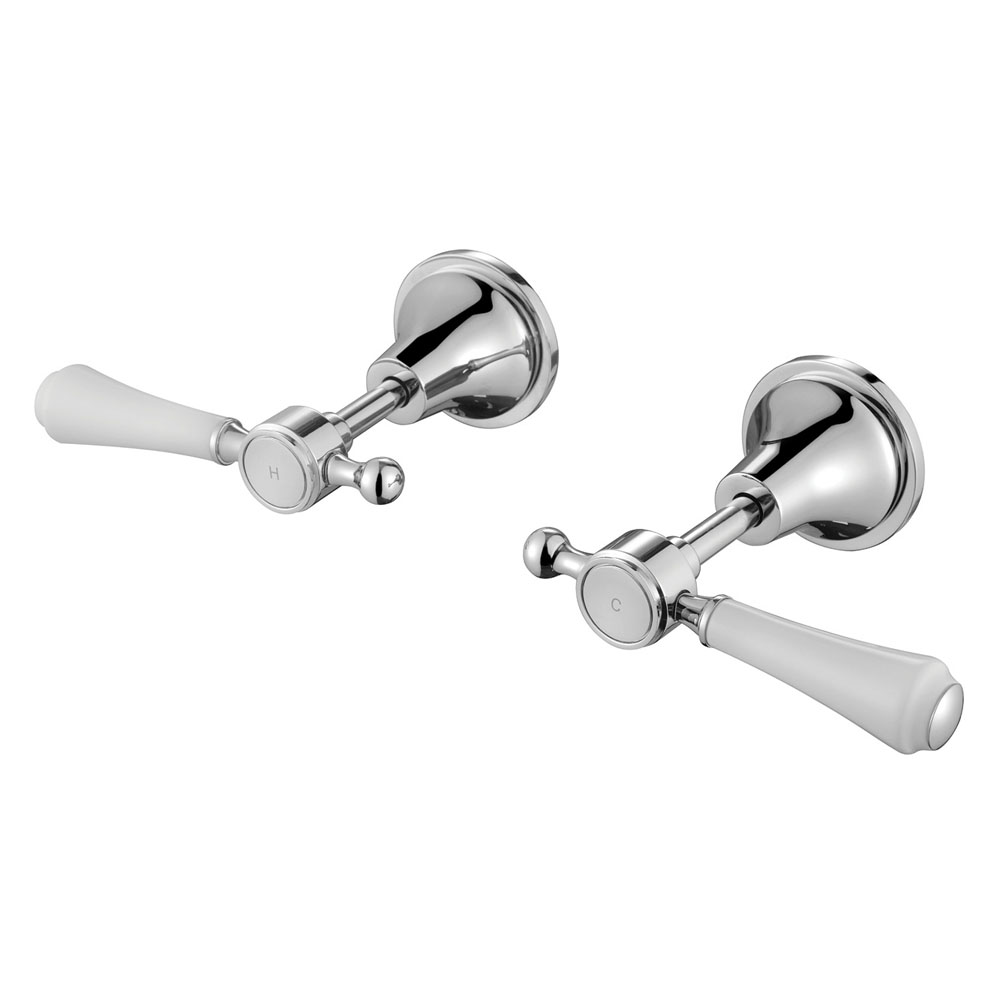 Lillian Lever Chrome Wall Top Assemblies