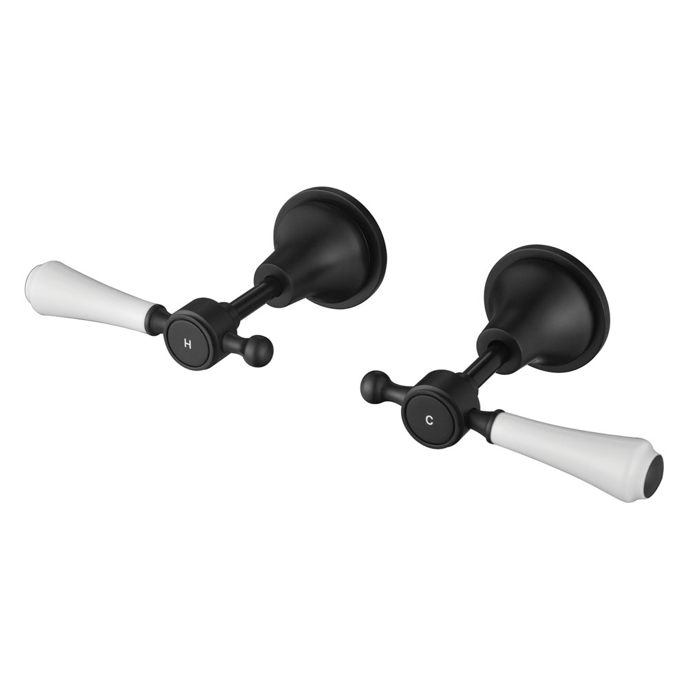 Lillian Lever Black Wall Top Assemblies