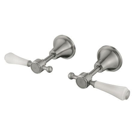 Lillian Lever Brushed Nickel Wall Top Assemblies