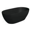 Ebony Matte Black Stone Bath