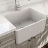 Novi Small Matte White Butler Sink