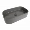 Rounded Rectangle Concrete Basin